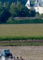 La campagne salignacaise et le château de La Garde